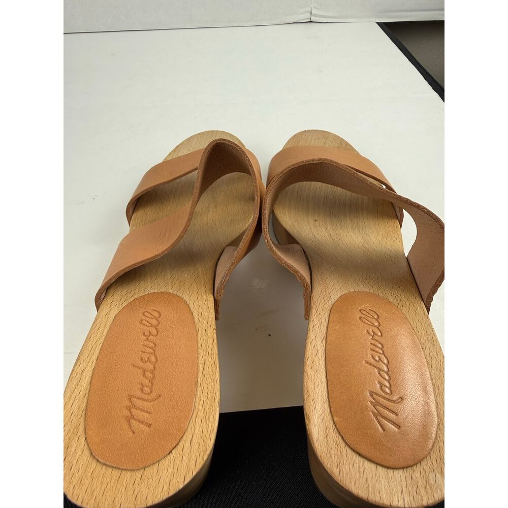 Madewell Stylish Leather Block Heel Sandals - Size 8 - Picture 8 of 8